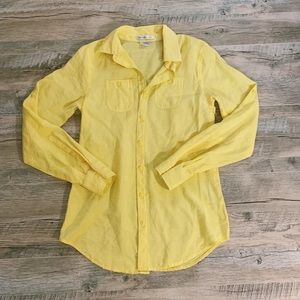 Yellow Button Up⚡️Size XXS